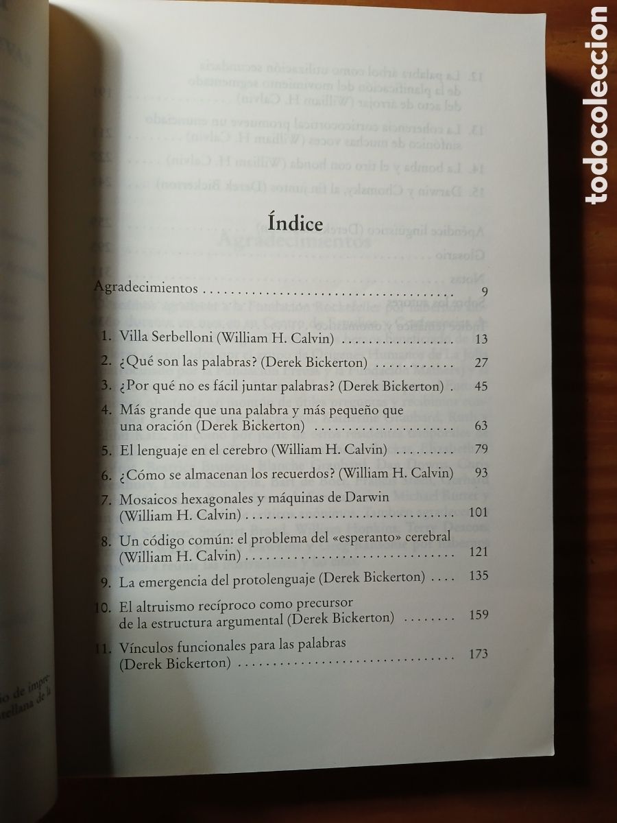 Libros de segunda mano: Lingua ex Machina. William H. Calvin y Derek Bickerton. - Foto 4