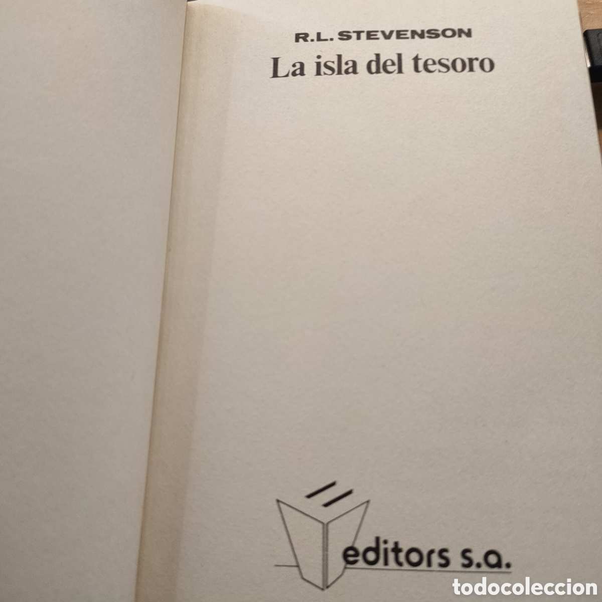 Libros de segunda mano: LA ISLA DEL TESORO. Stevenson. Editors S.A. 1990 - Foto 2