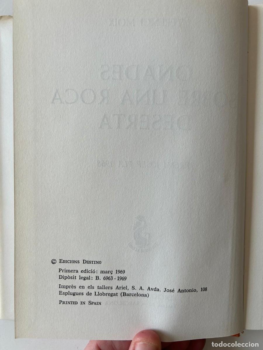 Libros de segunda mano: TERENCI MOIX ONADES SOBRE UNA ROCA DESERTA - Foto 5