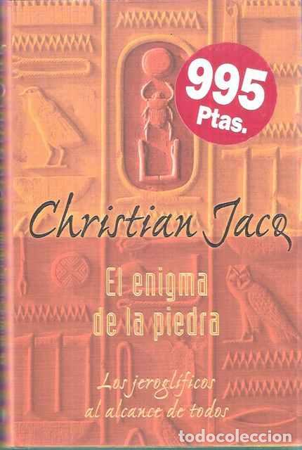Libros de segunda mano: El enigma de la piedra - Jacq, Christian - Foto 1