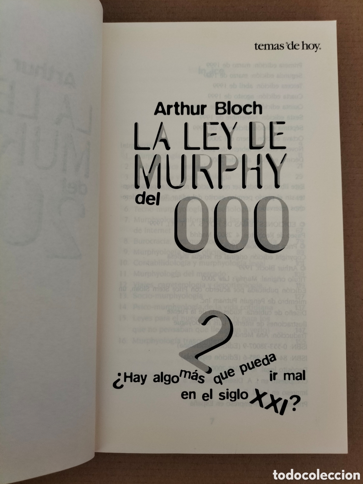 Libros de segunda mano: La ley de Murphy del 2000. Arthur Bloch. Libro - Foto 2