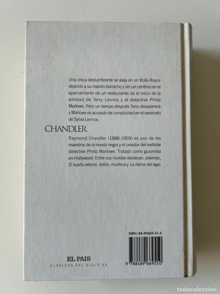 Libros de segunda mano: EL LARGO ADI&Oacute;S. RAYMOND CHANDLER - Foto 3