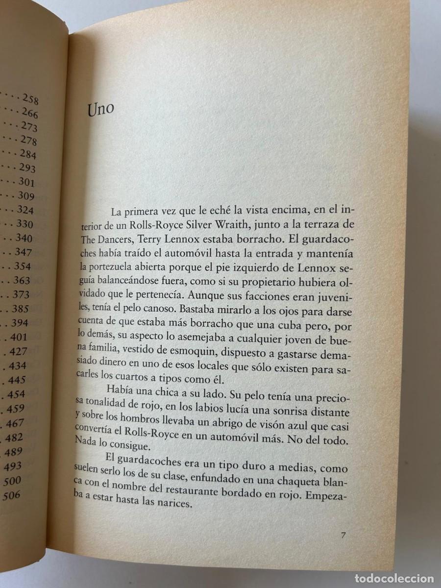 Libros de segunda mano: EL LARGO ADI&Oacute;S. RAYMOND CHANDLER - Foto 8