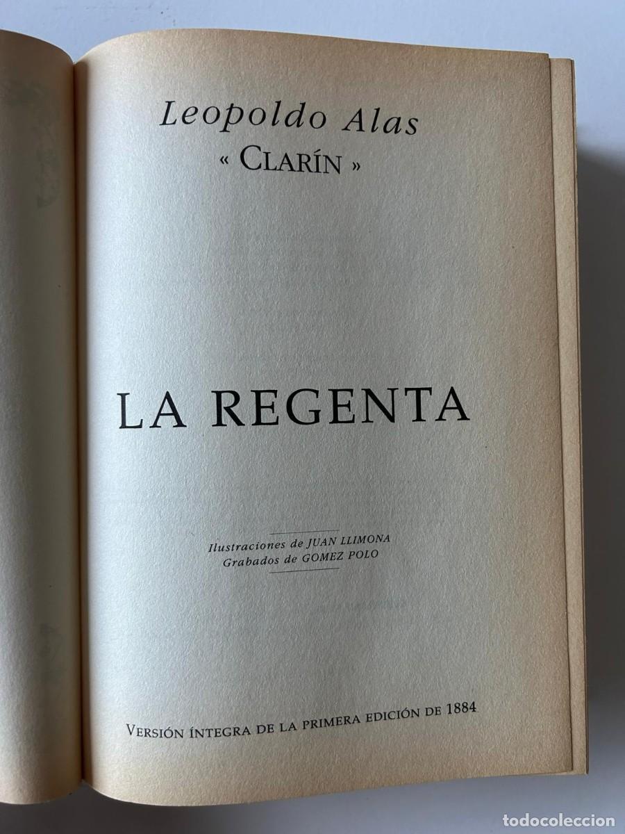 Libros de segunda mano: LA REGENTA. LEOPOLDO ALAS CLARIN - Foto 5