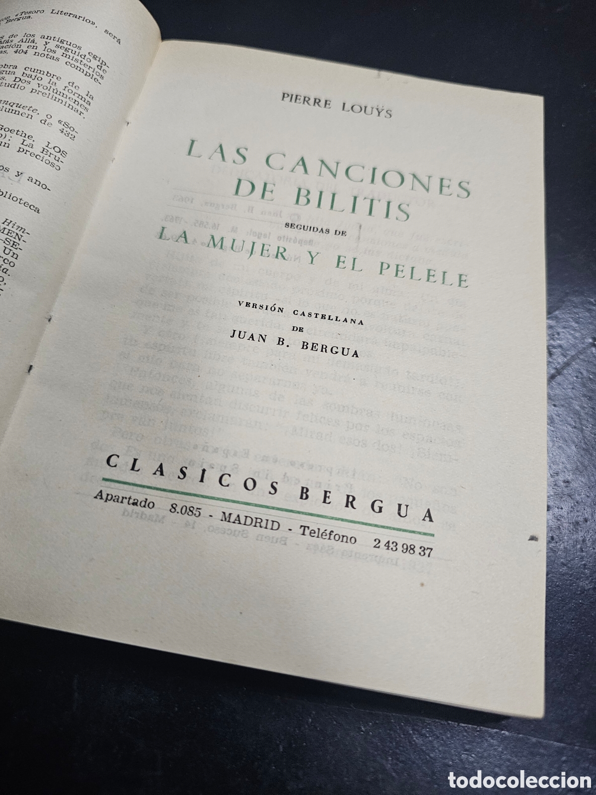 Libros de segunda mano: LAS CANCIONES DE BILITIS - Foto 2