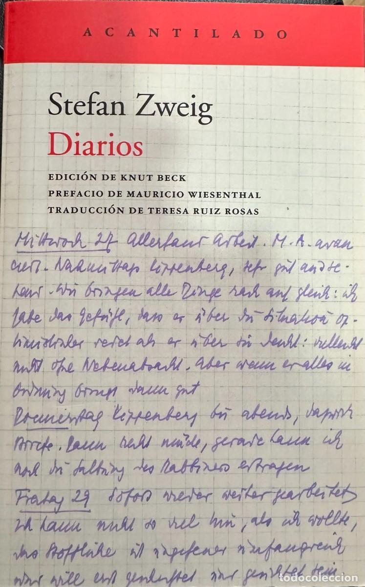 Libros de segunda mano: Zweig, Stefan. Diarios. - Foto 1