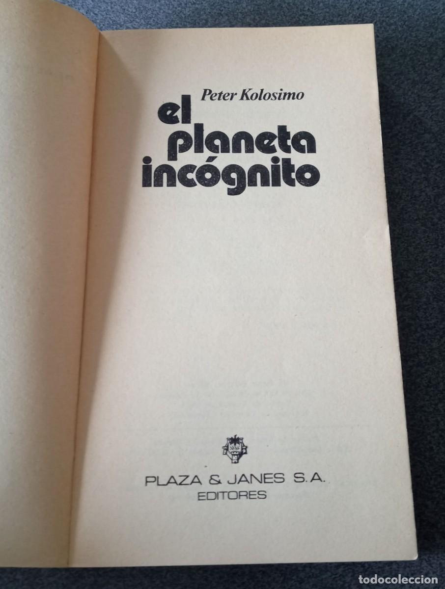 Libros de segunda mano: El Planeta Inc&oacute;gnito Peter Kolosimo - Foto 4
