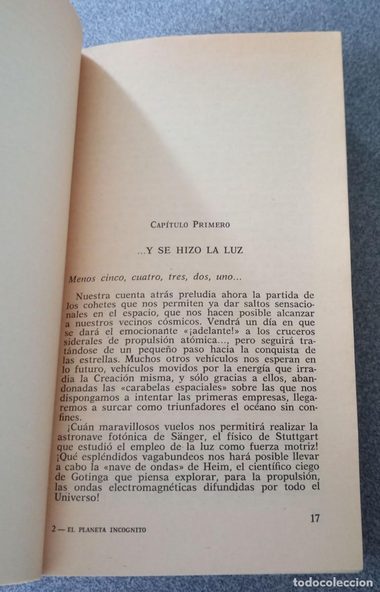 Libros de segunda mano: El Planeta Inc&oacute;gnito Peter Kolosimo - Foto 7