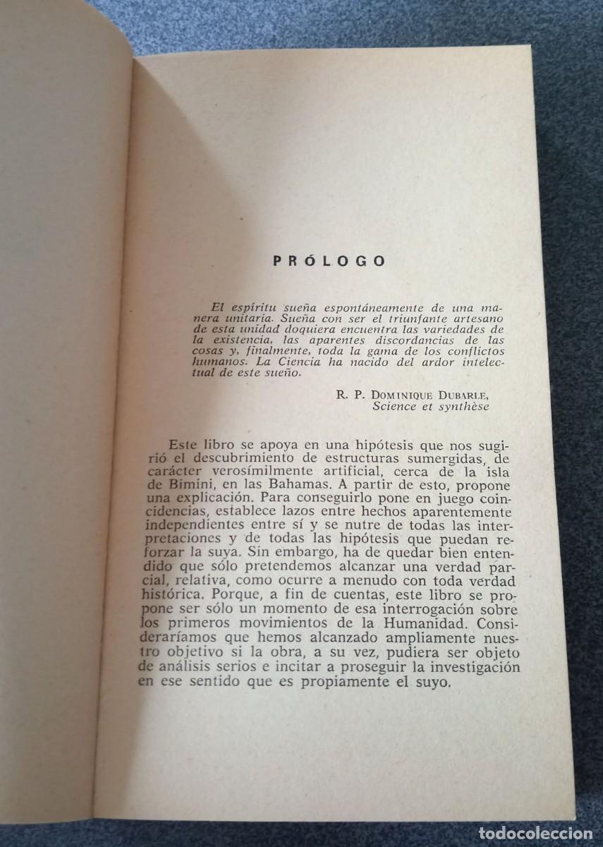 Libros de segunda mano: La Historia Empieza En Bimini Pierre Carnac - Foto 5