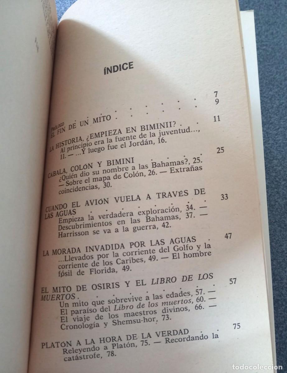 Libros de segunda mano: La Historia Empieza En Bimini Pierre Carnac - Foto 8
