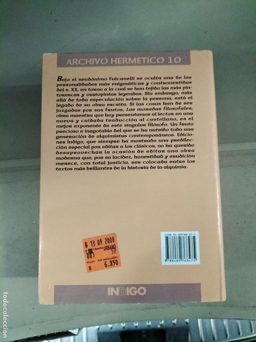 Libros de segunda mano: Las moradas filosofales - Fulcanelli. Indigo - Foto 2