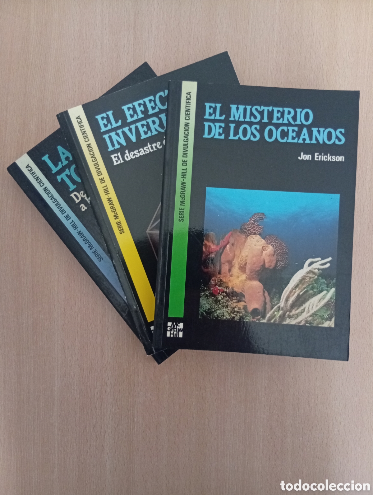 Libros de segunda mano: EL MISTERIO DE LOS OC&Eacute;ANOS + EL EFECTO INVERNADERO + LAS TORMENTAS. Jon Erickson - Foto 1