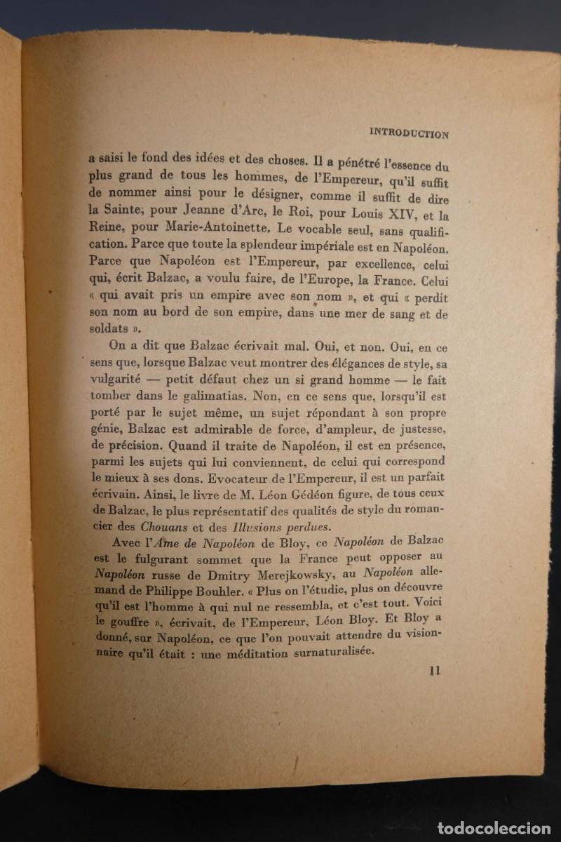 Libros de segunda mano: Napole&oacute;n et son &eacute;poque - Honor&eacute; de Balzac - &Eacute;ditions Colbert, 1943 - Foto 6