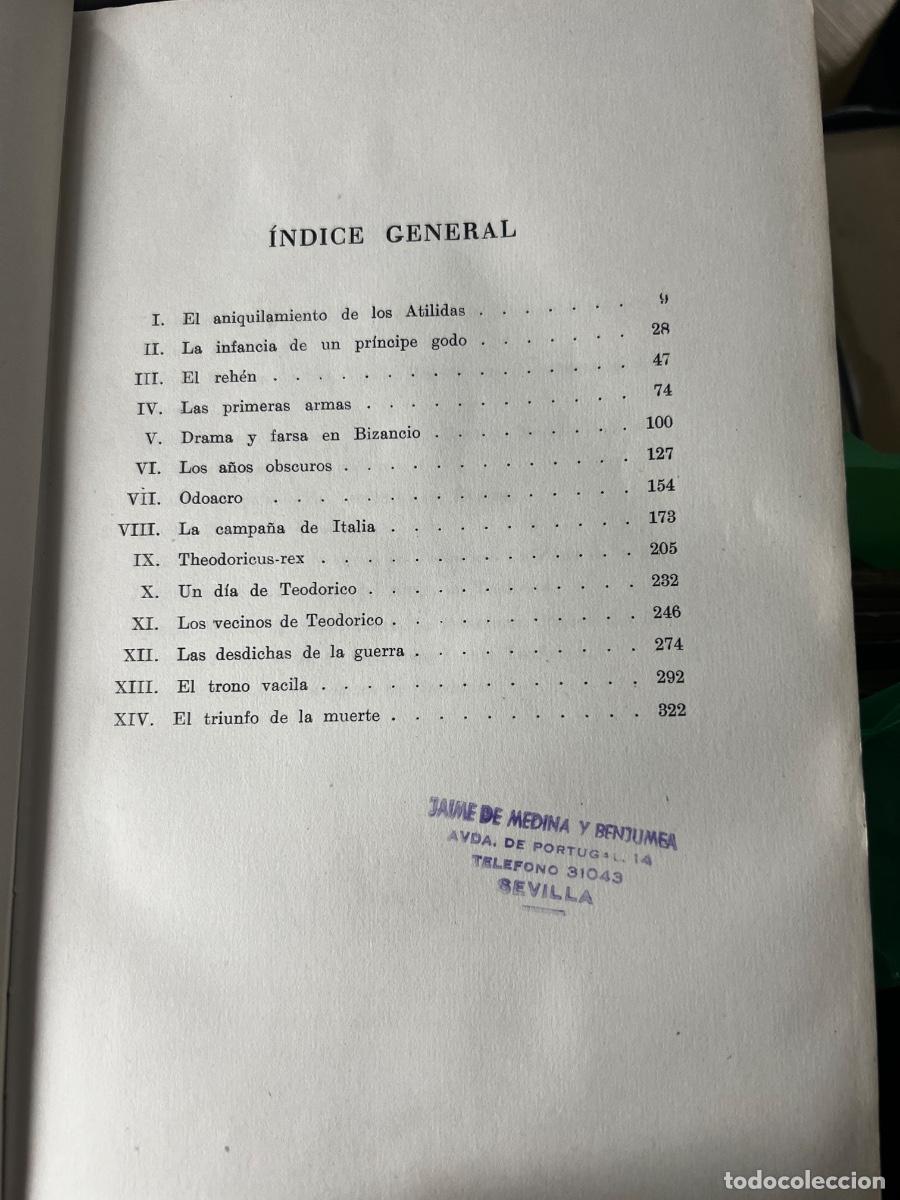 Libros de segunda mano: MARCEL BRION. TEODORICO. UN CONDUCTOR DE MULTITUDES. 1943 - Foto 9