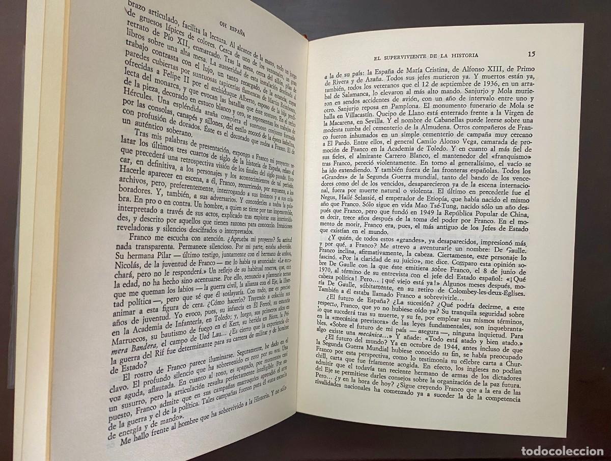 Libros de segunda mano: OH ESPA&Ntilde;A - JEAN DESCOLA - C&Iacute;RCULO DE LECTORES 1977 - Foto 3