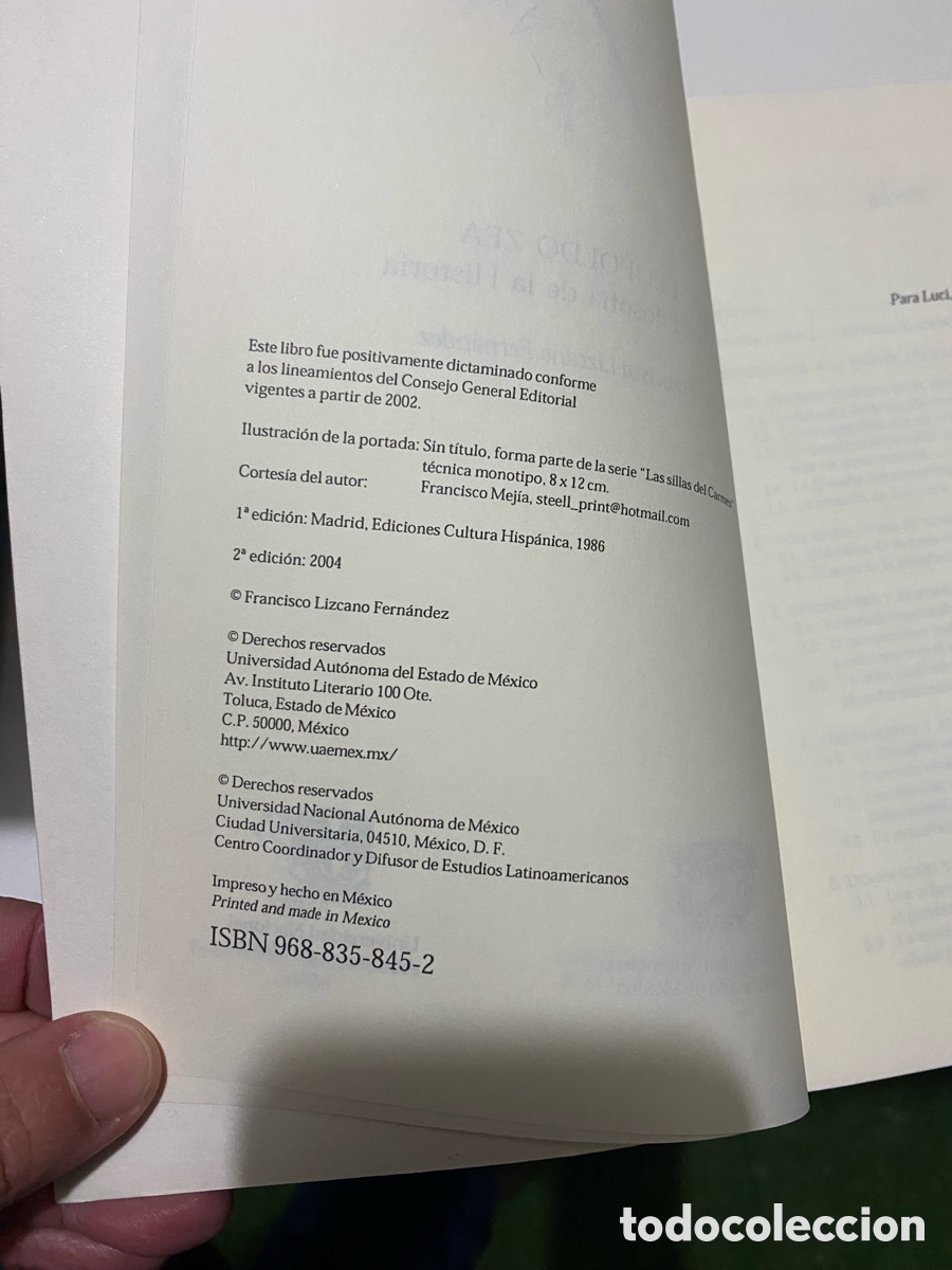 Libros de segunda mano: Leopoldo Zea: filosof&iacute;a de la historia - Foto 2
