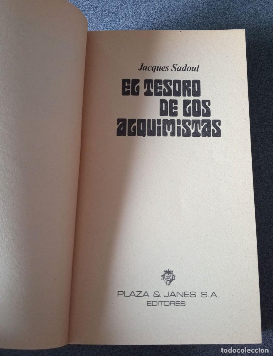 Libros de segunda mano: El Tesoro De Los Alquimistas Jacques Sadoul - Foto 3