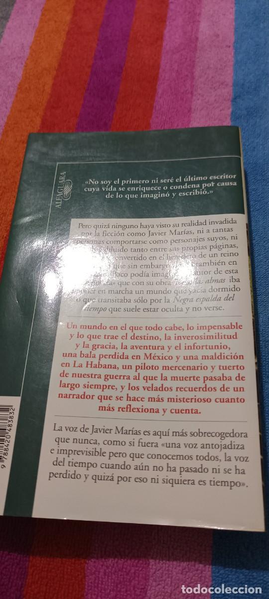 Libros de segunda mano: Negra espalda del tiempo. Javier Mar&iacute;as. - Foto 2