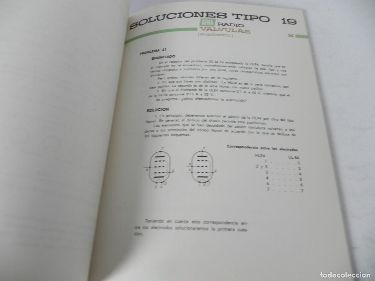 Libros de segunda mano: SOLUCIONES TIPO PARA RADIOT&Eacute;CNICOS (AFHA -1977) - Foto 4