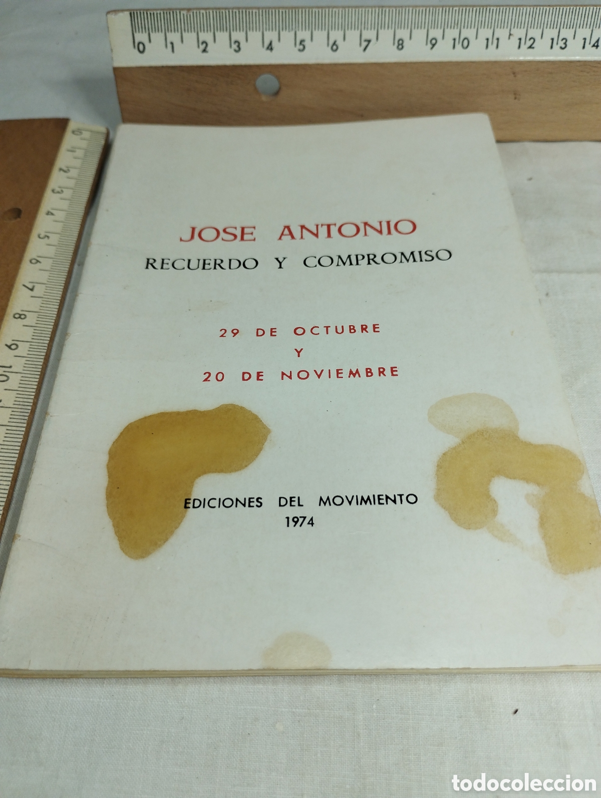 Libros de segunda mano: Jos&eacute; Antonio, recuerdo y compromiso. Ediciones del movimiento, 1970 - Foto 1