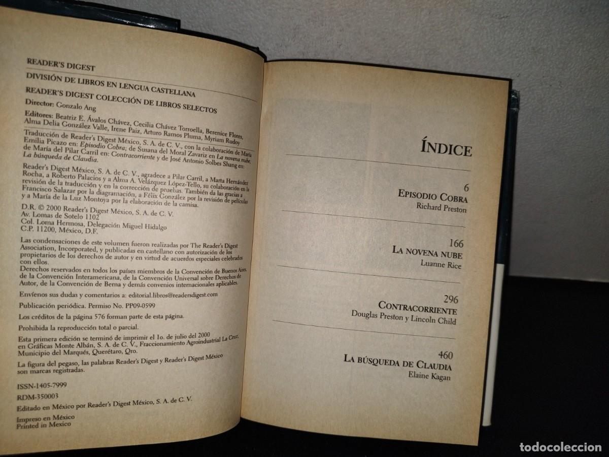 Libros de segunda mano: 143- LIBROS SELECTOS. SELECCIONES READERS DIGEST. EPISODIO COBRA - 2000 - Foto 6