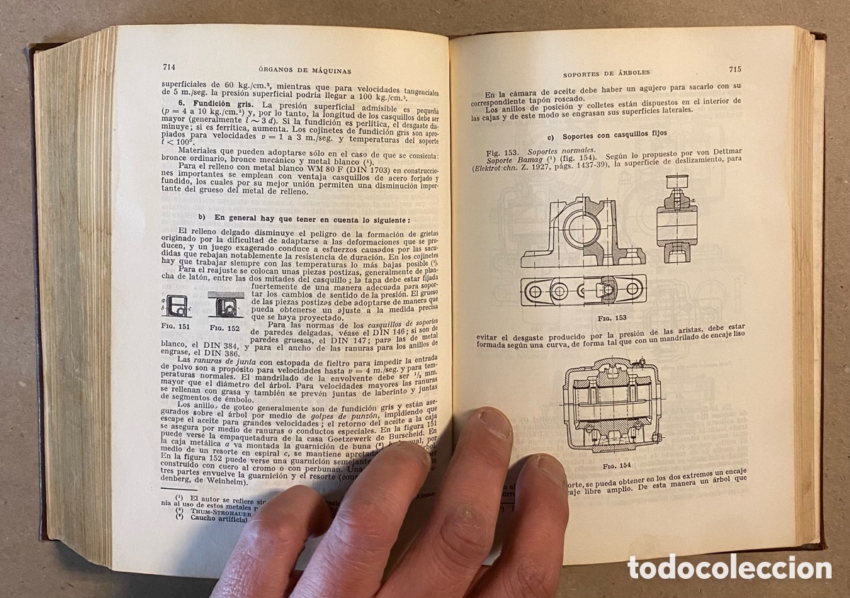 Libros de segunda mano: MANUAL DEL CONSTRUCTOR DE M&Aacute;QUINAS. H. DUBBEL. EDITORIAL LABOR 1945. - Foto 8