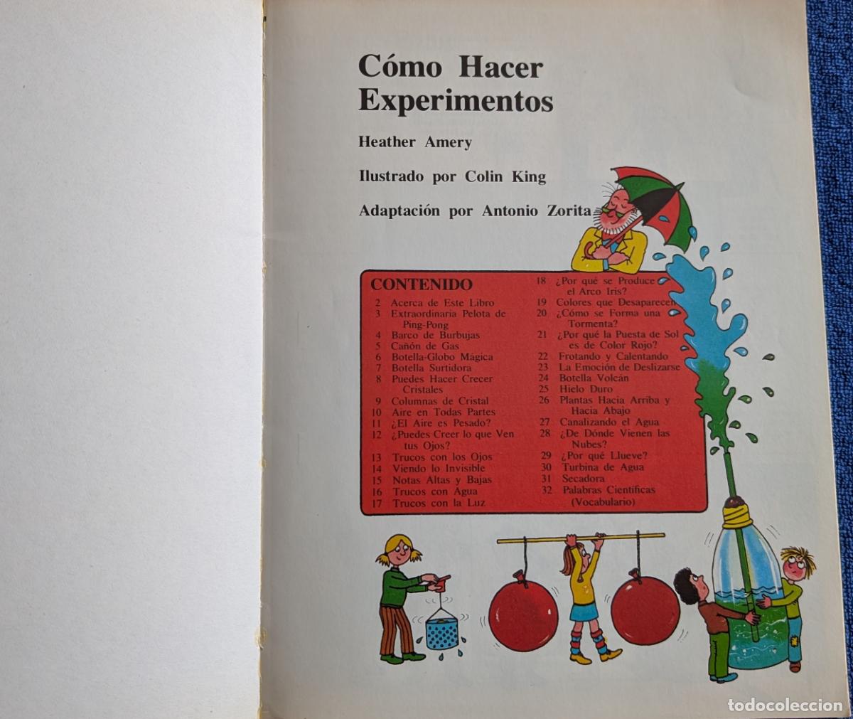Libros de segunda mano: C&oacute;mo hacer experimentos - PLESA - Ediciones SM (1986) - Foto 2
