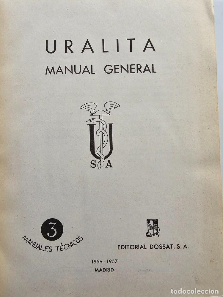 Libros de segunda mano: MANUAL GENERAL URALITA. (Manuales t&eacute;cnicos, 1956) - Foto 4