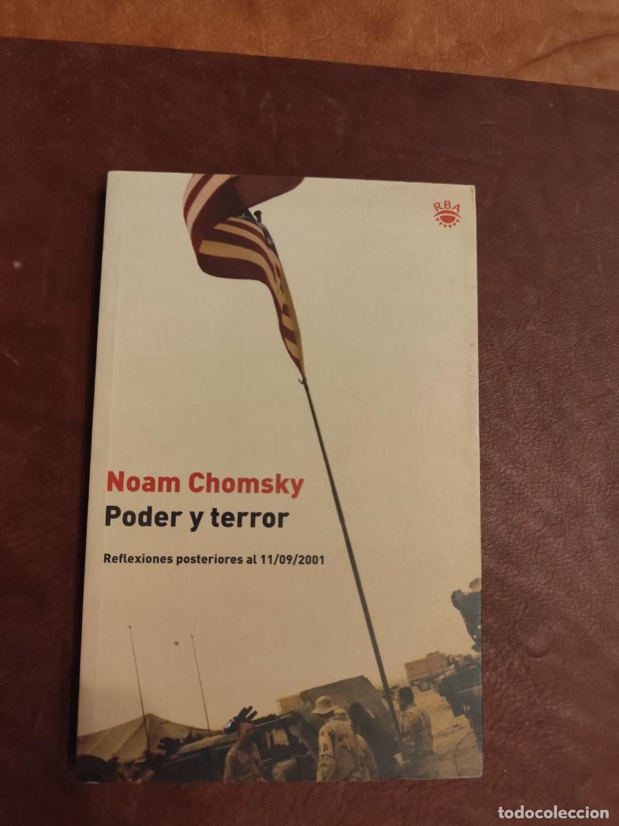 Libros de segunda mano: Noam Chomski. Poder y terror. Reflexiones posteriores al 11/09/2001. - Foto 1