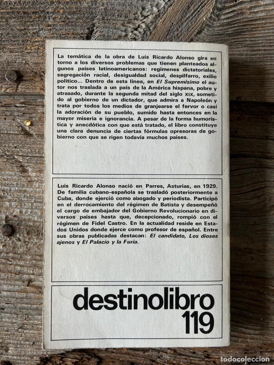 Libros de segunda mano: LUIS RICARDO ALONSO: EL SUPREMISIMO - Foto 2