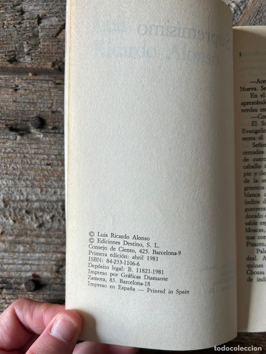 Libros de segunda mano: LUIS RICARDO ALONSO: EL SUPREMISIMO - Foto 3