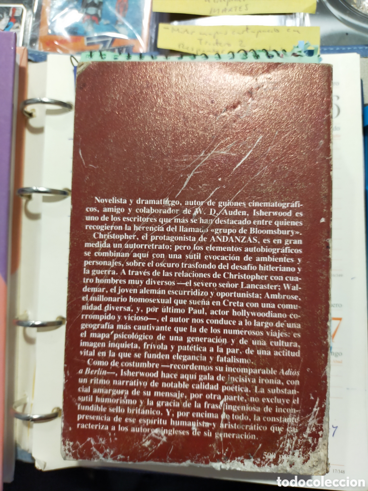 Libros de segunda mano: ANDANZAS CHRISTOPHER ISHERWOOD ARGOS VERGARA - Foto 2