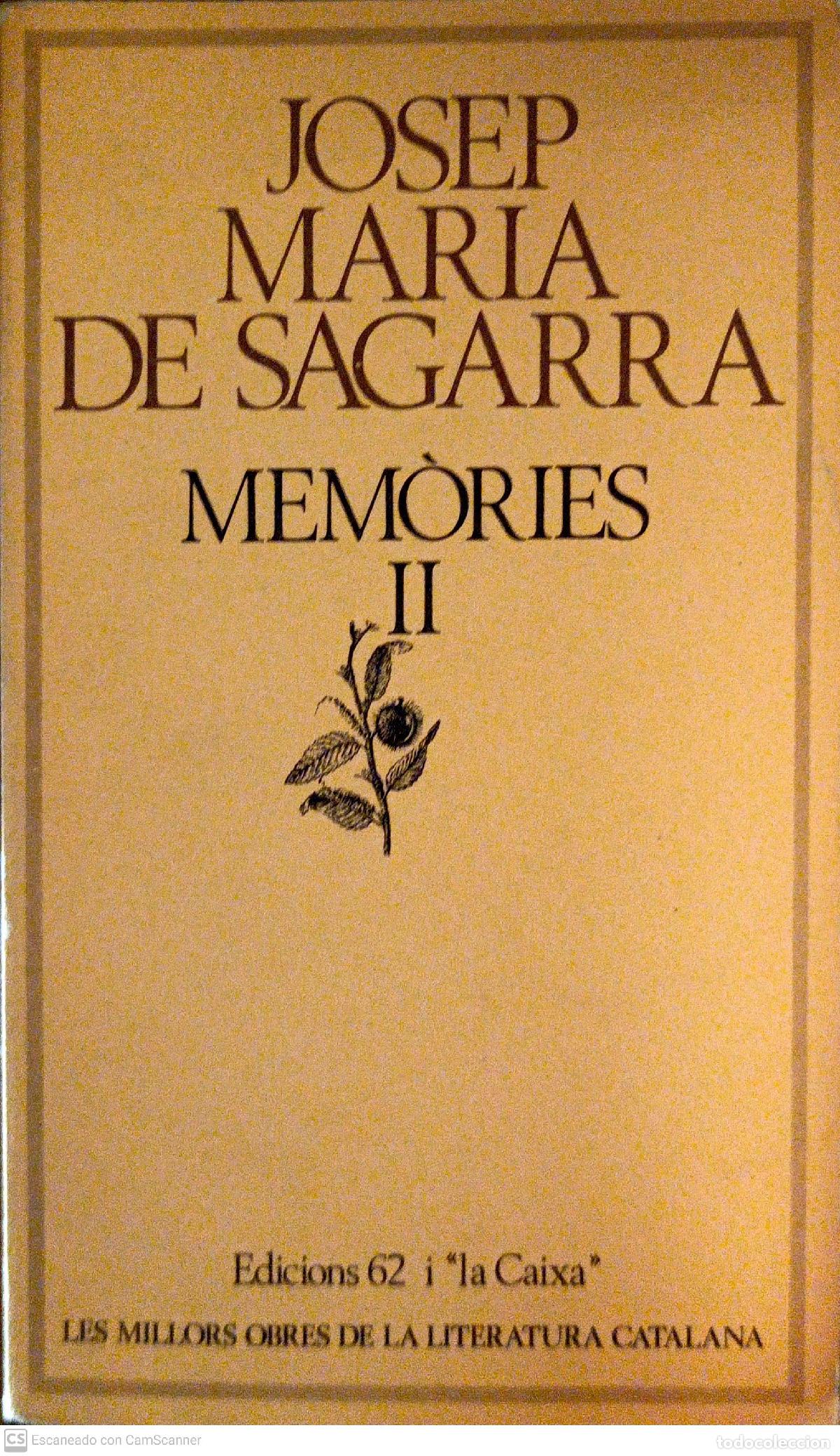 Libros de segunda mano: Mem&ograve;ries II - Josep M. de Sagarra - Foto 1