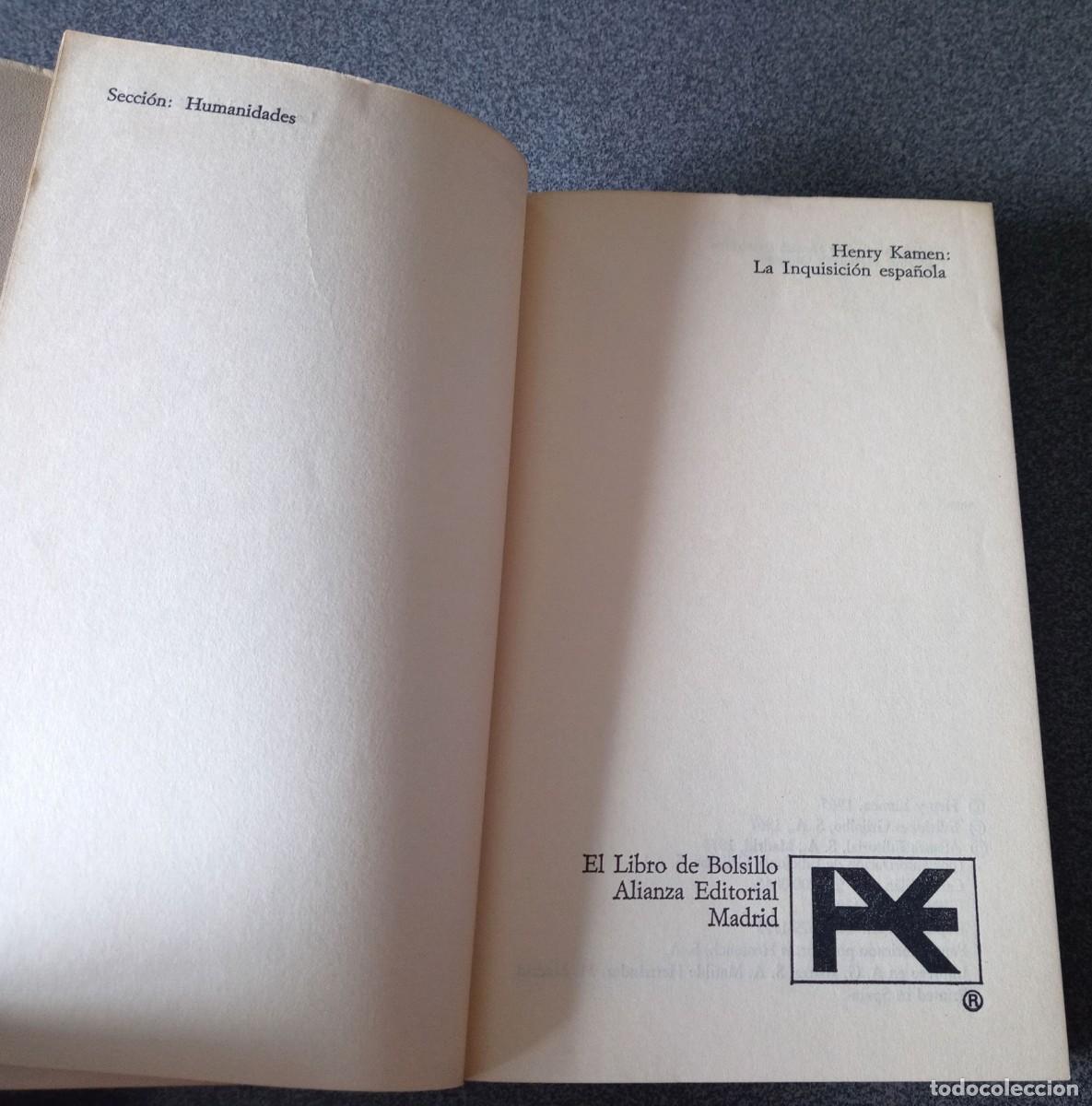 Libros de segunda mano: La Inquisici&oacute;n Espa&ntilde;ola Henry Kamen - Foto 4