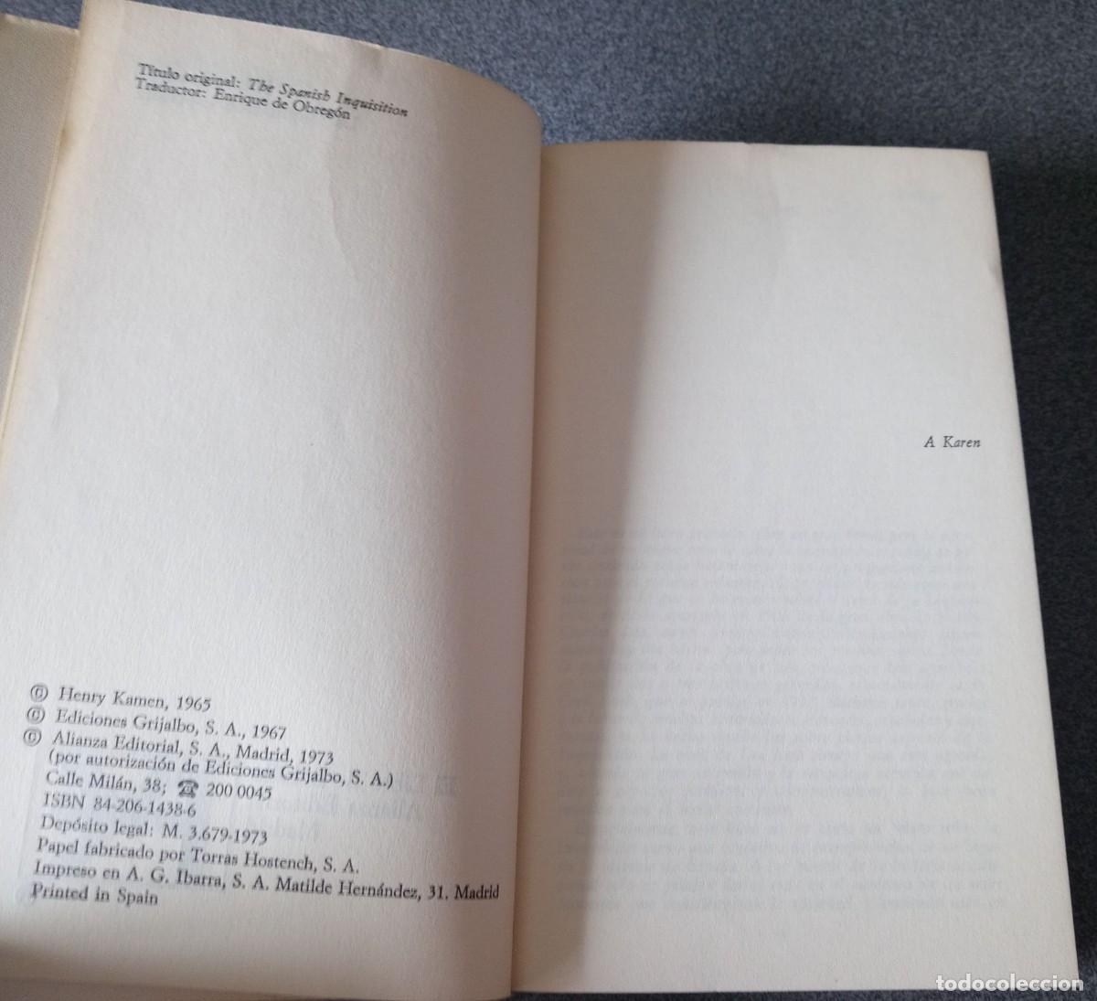 Libros de segunda mano: La Inquisici&oacute;n Espa&ntilde;ola Henry Kamen - Foto 5
