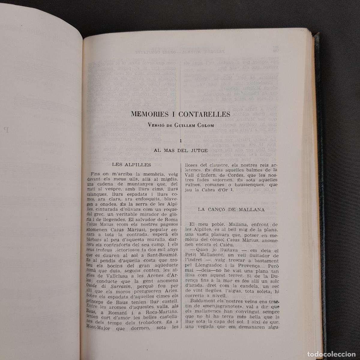 Libros de segunda mano: L-773.2. OBRES COMPLETES DE FREDERIC MISTRAL. ED. SELECTA, 1958. - Foto 4