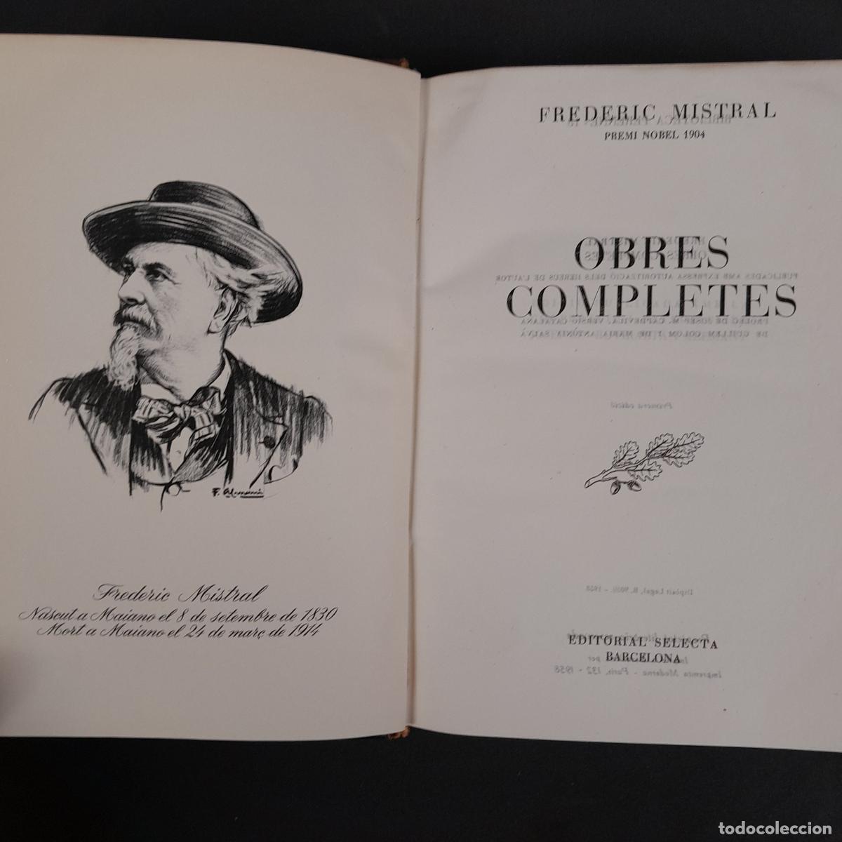 Libros de segunda mano: L-773.2. OBRES COMPLETES DE FREDERIC MISTRAL. ED. SELECTA, 1958. - Foto 10