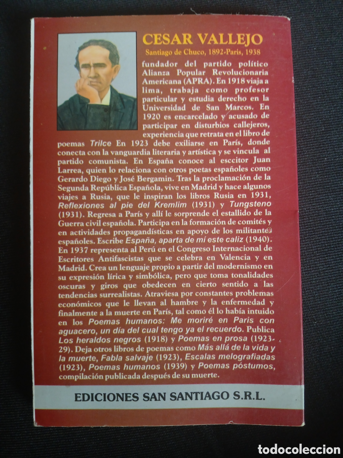 Libros de segunda mano: Los heraldos negros CESAR VALLEJO - Foto 2