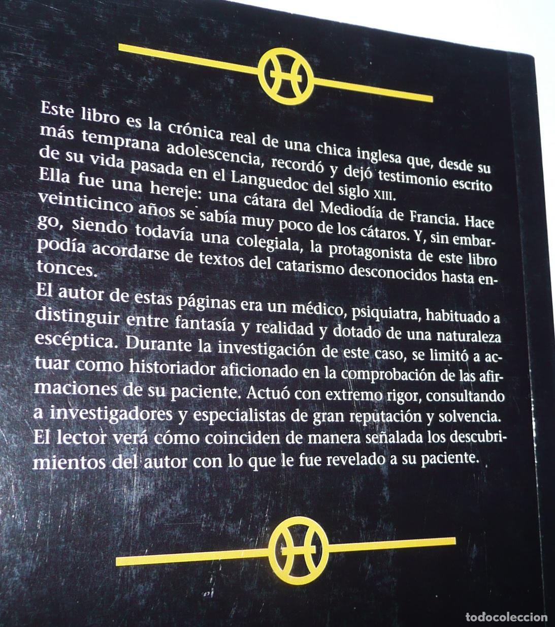 Libros de segunda mano: C&aacute;taros y reencarnaci&oacute;n - Arthur Guirdham (M&aacute;s All&aacute; Libros, 1995) - Foto 2