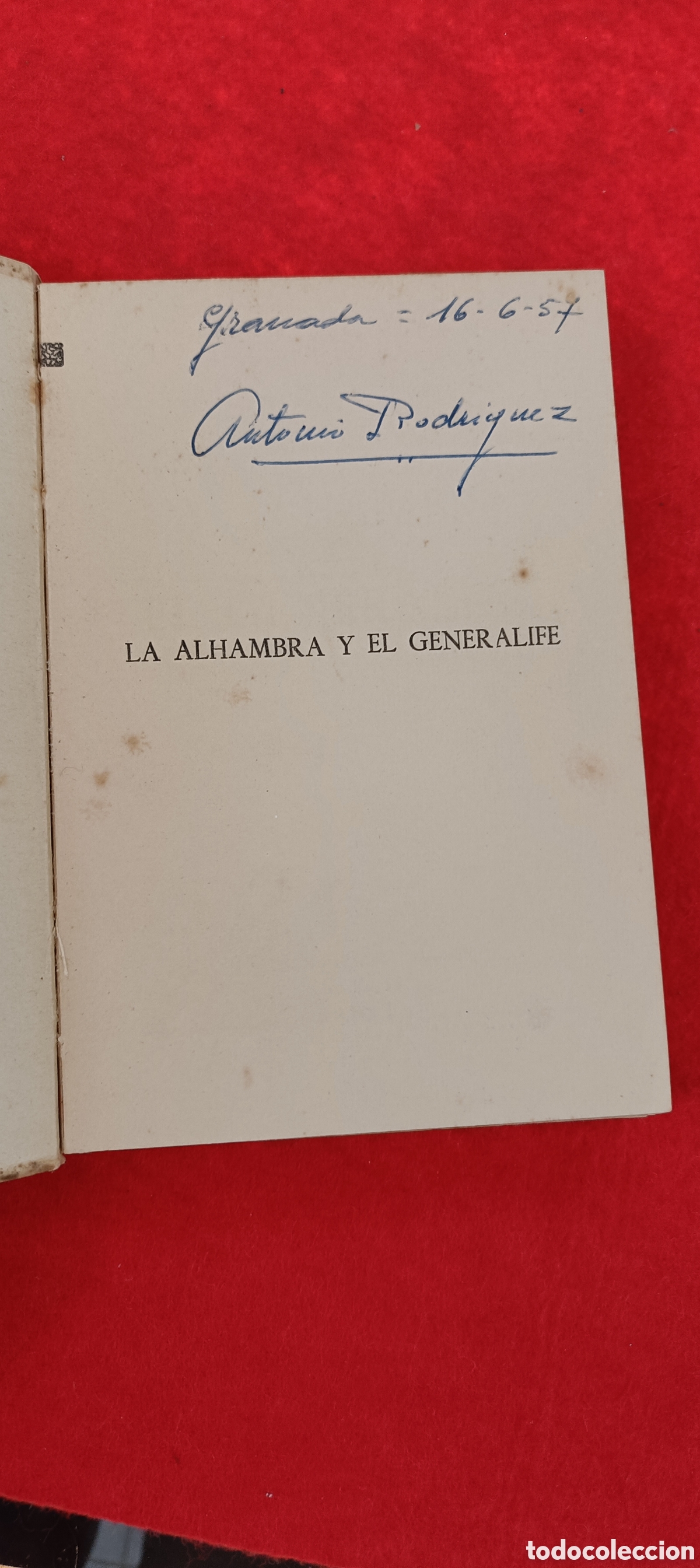 Libros de segunda mano: MARINO ANTEQUERA. LA ALHAMBRA Y EL GENERALIFE. - Foto 6