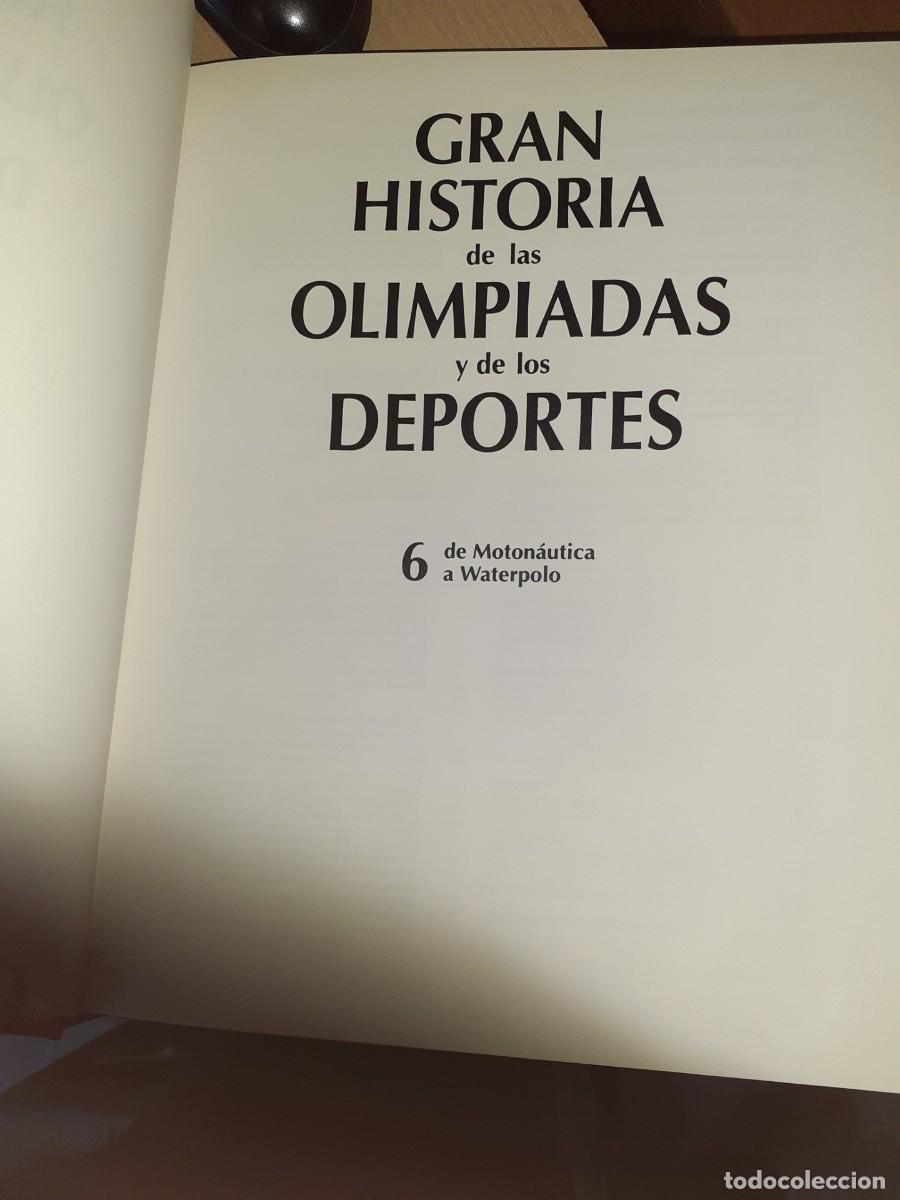 Libros de segunda mano: GRAN HISTORIA de las OLIMPIADAS y de los DEPORTES - Foto 3