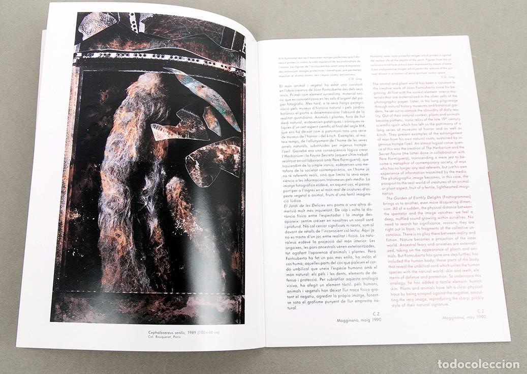 Libros de segunda mano: JOAN FONTCUBERTA - EL JARD&Iacute; DE LES DEL&Iacute;CIES + DISCO - 1990 - Foto 4