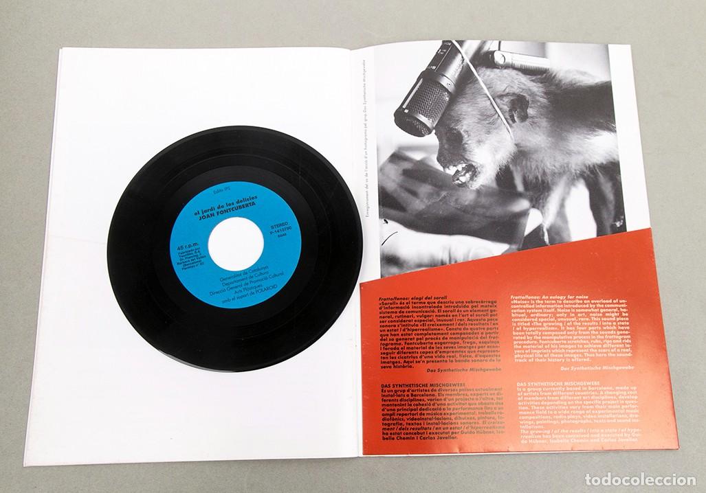 Libros de segunda mano: JOAN FONTCUBERTA - EL JARD&Iacute; DE LES DEL&Iacute;CIES + DISCO - 1990 - Foto 9