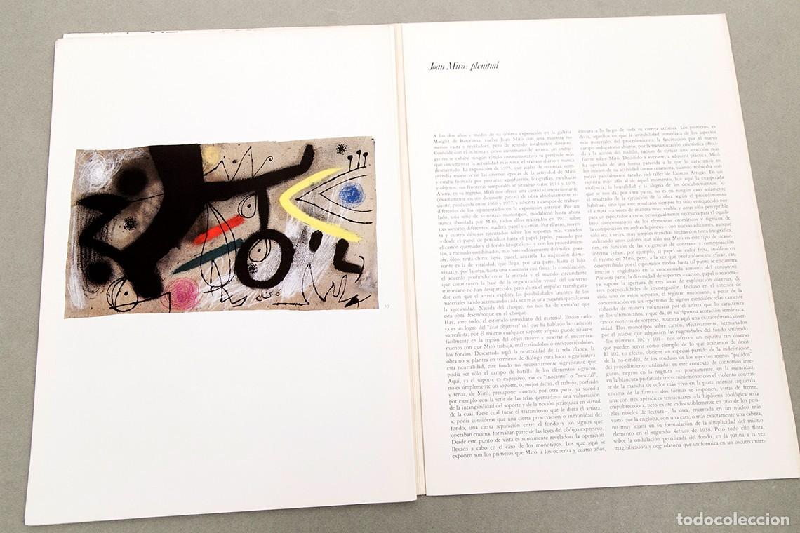 Libros de segunda mano: JOAN MIR&Oacute; - MAEGHT 1978 - CON LITOGRAF&Iacute;A - Foto 6