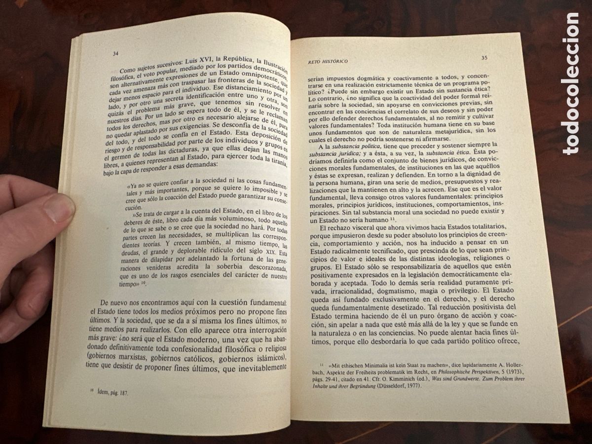 Libros de segunda mano: EL PODER Y LA CONCIENCIA / OLEGARIO GONZALEZ DE CARDENAL / ESPASA - Foto 8