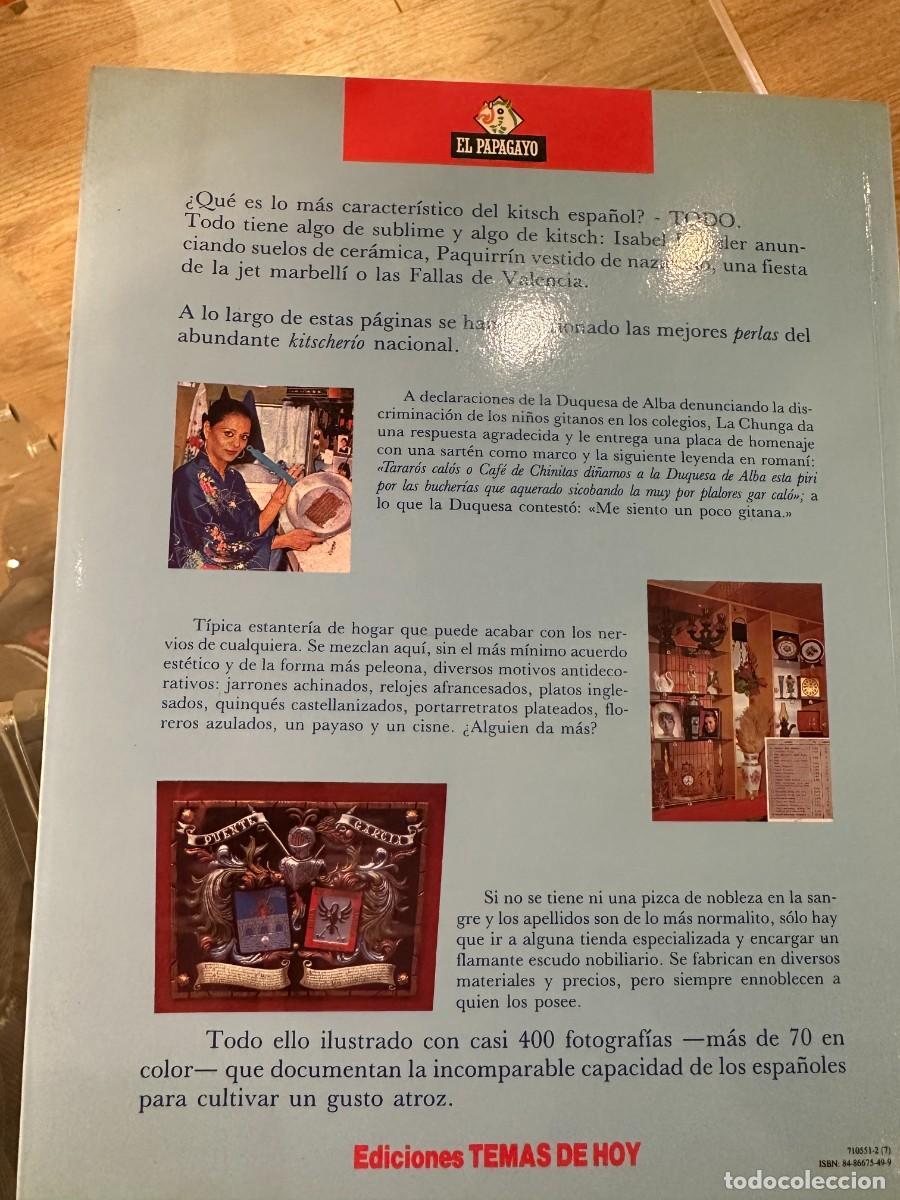 Libros de segunda mano: El kitsch espa&ntilde;ol Antonio S&aacute;nchez Casado - Foto 2
