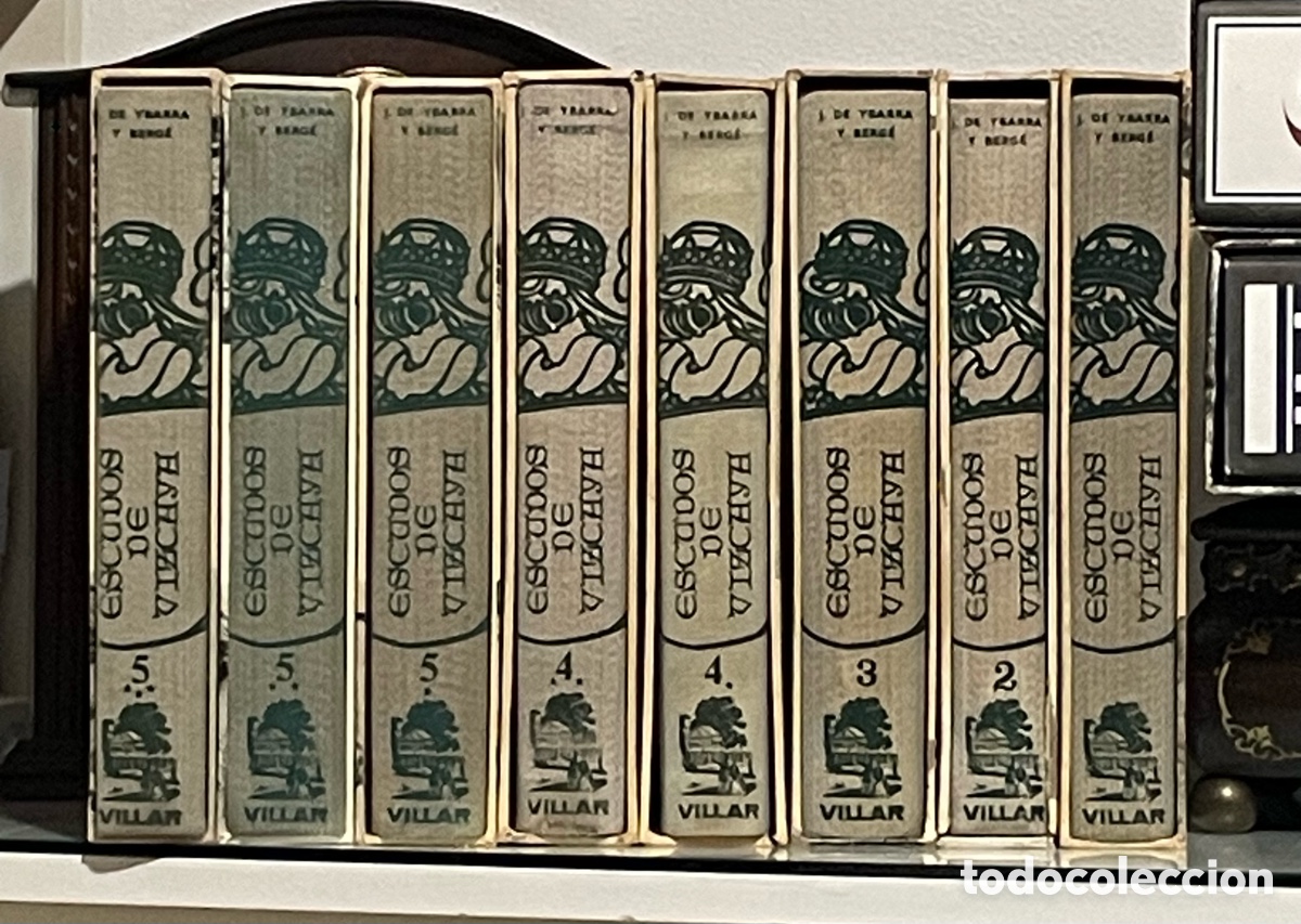 Libros de segunda mano: Colecci&oacute;n Escudos de Vizcaya 8 tomos - Foto 1