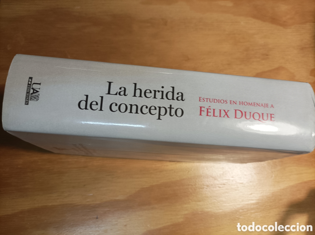 Libros de segunda mano: La herida del concepto - Estudios en Homenaje a F&eacute;lix Duque - Foto 3