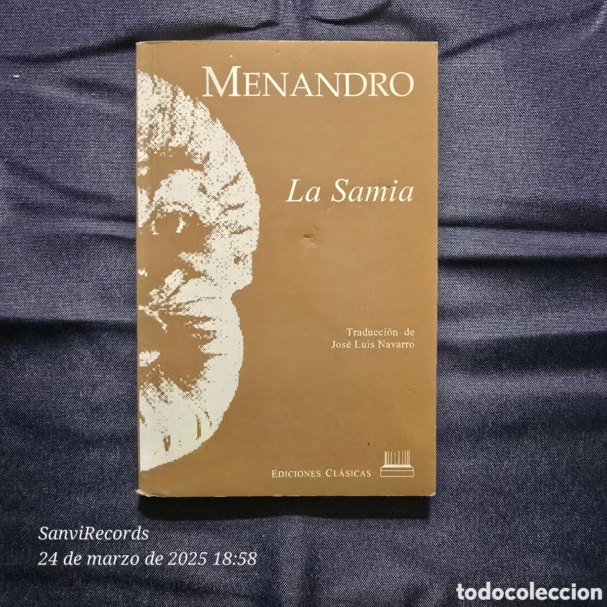 Libros de segunda mano: LA SAMIA (MENANDRO) (EDICIONES CL&Aacute;SICAS) - Foto 1