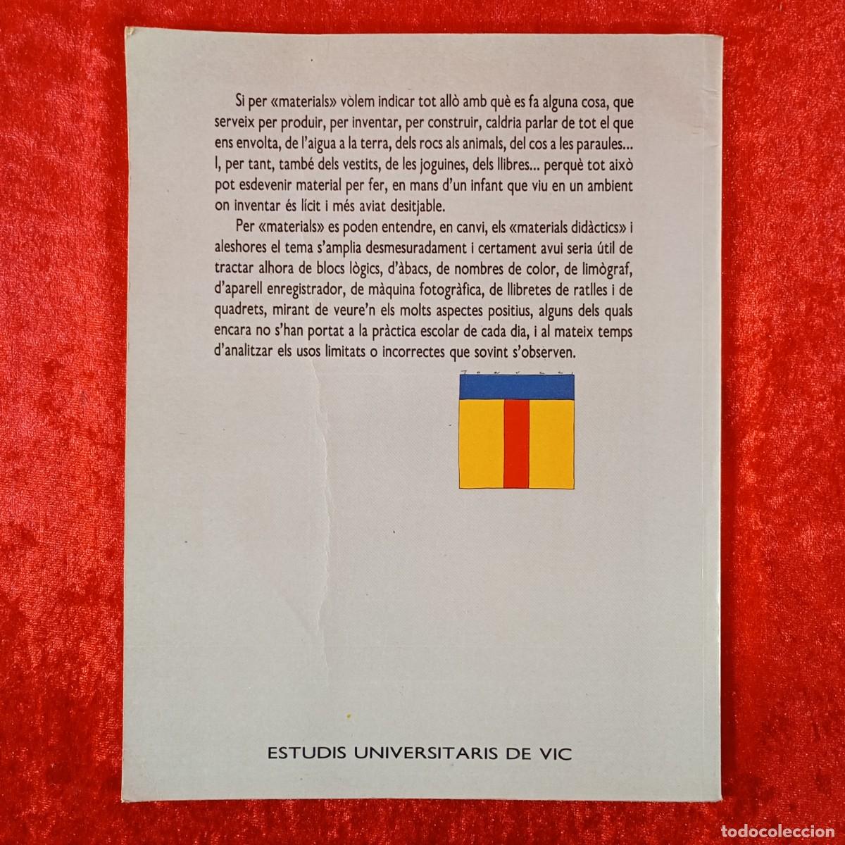 Libros de segunda mano: ELS MATERIALS - FRANCESCO TONUCCI - EUMO EDITORIAL - 1988 / 39 - Foto 2